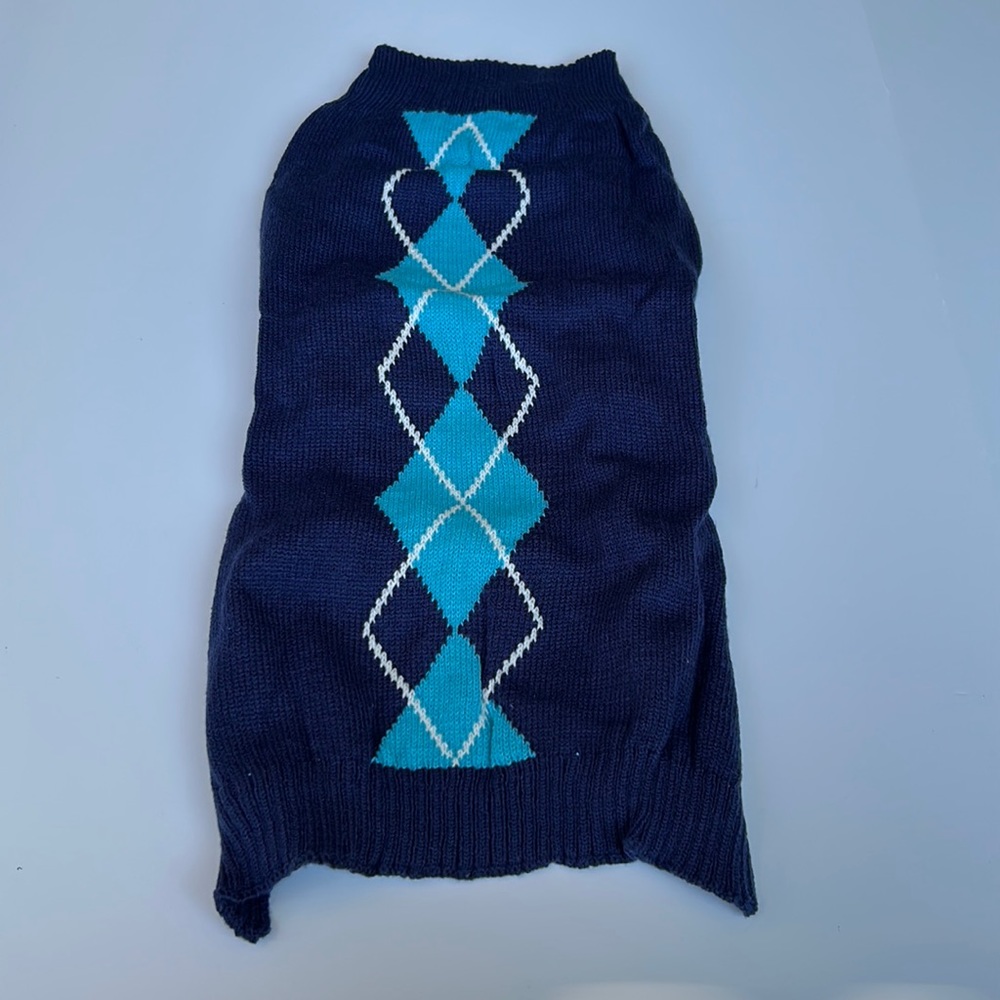 Blue Doggie Sweater